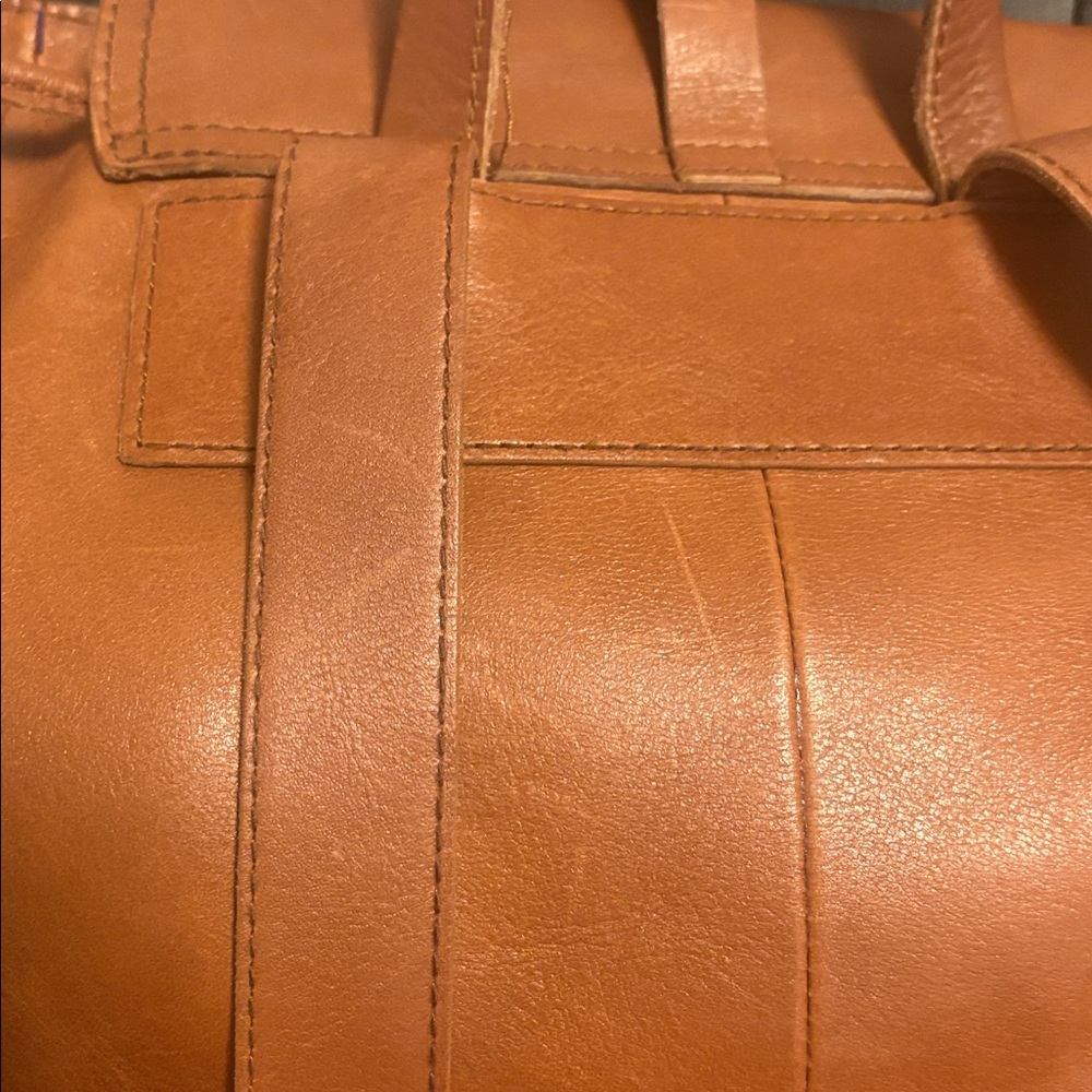 Madewell The Transport Rucksack In English Saddle NEW - Picture 6 of 11